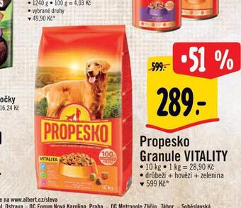 Albert Propesko granule pro psy nabídka