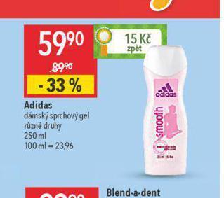 Globus Adidas sprchový gel nabídka