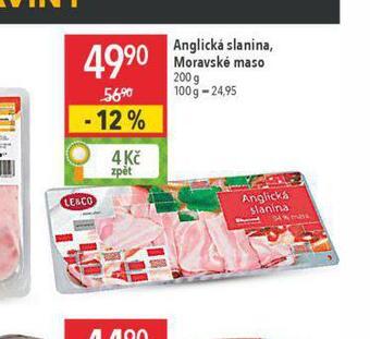 Globus Anglická slanina nabídka
