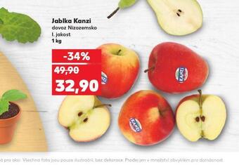 Kaufland Jablka kanzi nabídka