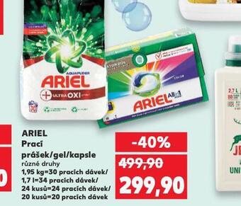 Kaufland Ariel prací prostředek nabídka