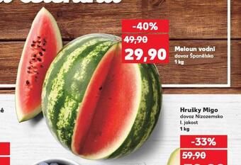 Kaufland Meloun vodní nabídka