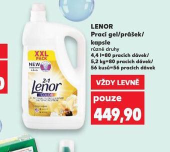 Kaufland Lenor prací prostředek nabídka