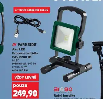 Kaufland Parkside aku led pracovní svítidlo nabídka