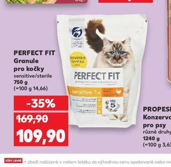 Kaufland Perfect fit granule pro kočky nabídka