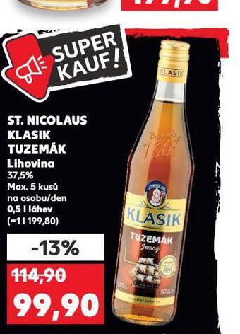 Kaufland St. nicolaus klasik tuzemák nabídka
