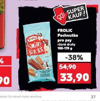 Kaufland Frolic pochoutka pro psy nabídka