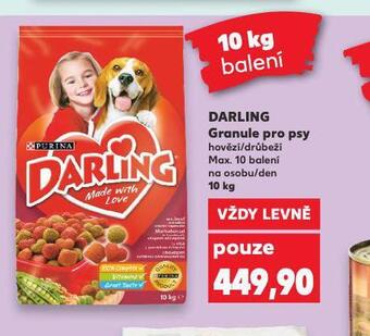 Kaufland Darling granule pro psy nabídka