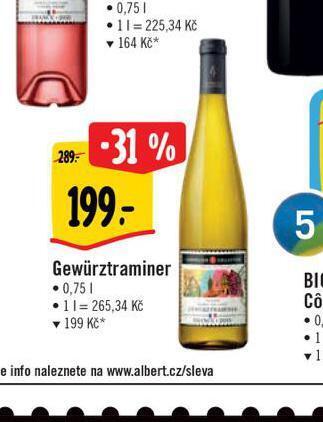 Albert Gewürztraminer nabídka