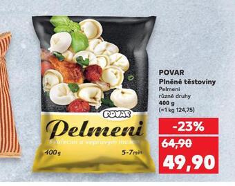 Kaufland Povar plněné těstoviny nabídka