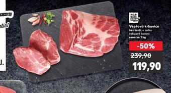 Kaufland Vepřová krkovice bez kosti nabídka