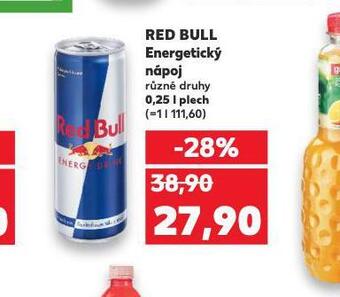 Kaufland Red bull energetický nápoj nabídka