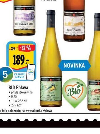 Albert Bio pálava nabídka