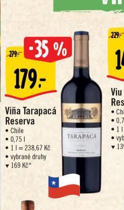 Albert Vina tarapacá reserva nabídka