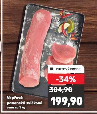 Kaufland Vepřová panenská svíčková nabídka