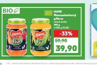 Kaufland Hami masozeleninový příkrm nabídka