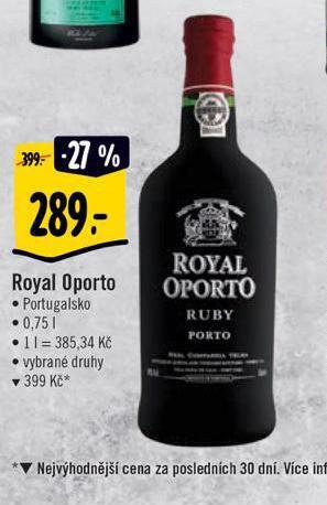 Albert Royal oporto nabídka