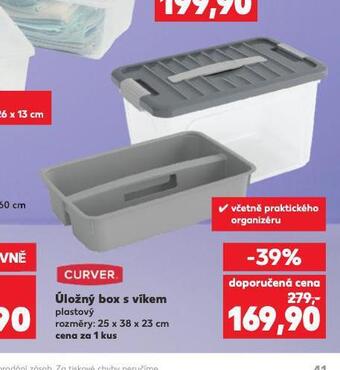 Kaufland Úložný box s víkem nabídka