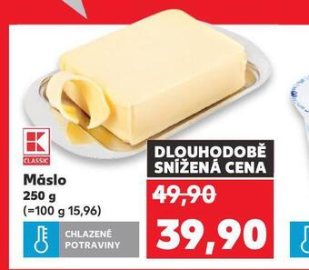 Kaufland Máslo 250 g nabídka
