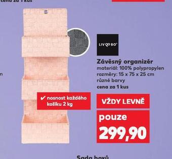 Kaufland Závěsný organizér nabídka