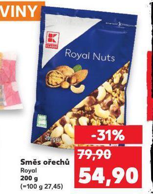 Kaufland Směs ořechů royal nabídka