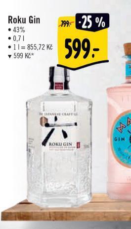 Albert Roku gin nabídka