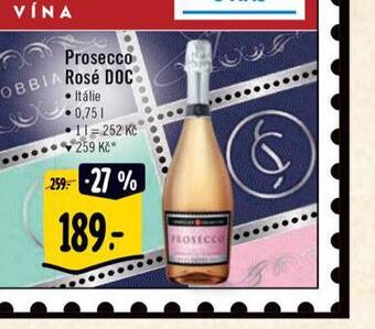 Albert Prosecco rosé doc nabídka