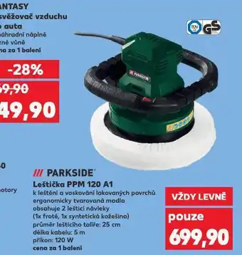 Kaufland Parkside leštička nabídka