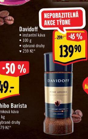 Albert Káva davidoff nabídka