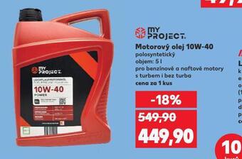 Kaufland Motorový olej 10w-40 nabídka