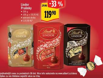 Albert Lindor pralinky nabídka