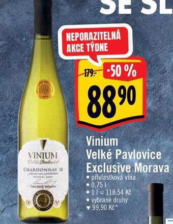 Albert Vinium velké pavlovice nabídka
