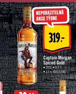 Albert Captain morgan spiced gold nabídka
