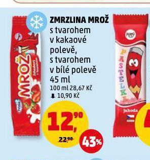 Penny Market Zmrzlina mrož nabídka