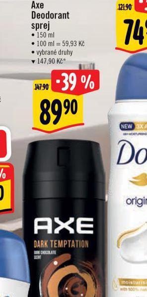 Albert Axe deodorant nabídka