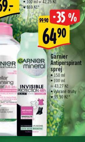 Albert Garnier antiperspirant nabídka