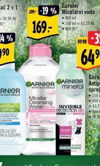 Albert Garnier micelární voda nabídka