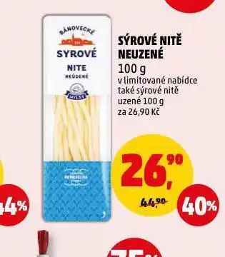 Penny Market Sýrové nitě neuzené nabídka