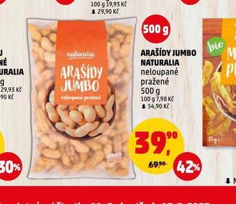 Penny Market Arašídy jumbo naturalia nabídka