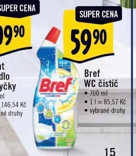 Albert Bref wc čistič nabídka
