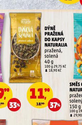 Penny Market Dýně pražená do kapsy naturalia nabídka
