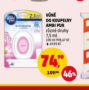 Penny Market Ambi pur vůně do koupelny nabídka