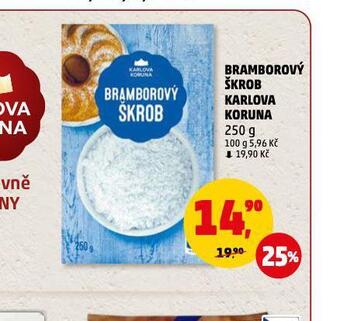 Penny Market Bramborový škrob karlova koruna nabídka