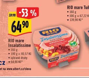 Albert Rio mare insalatissime nabídka