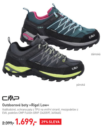 Intersport Dámské outdoorové boty rigel low nabídka