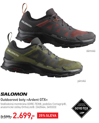 Intersport Pánské outdoorové boty ardent gtx nabídka