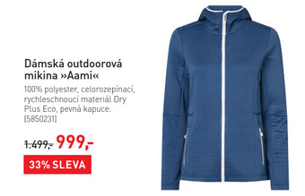 Intersport Dámská outdoorová mikina aami nabídka