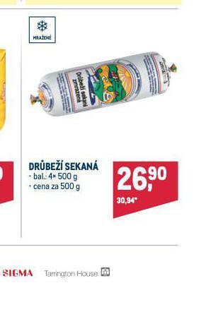 Makro Drůbeží sekaná nabídka