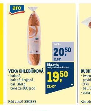 Makro Veka chlebíčková nabídka