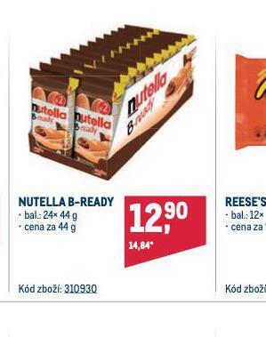 Makro Nutella b-ready nabídka